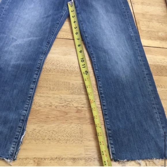 EUC Flying Monkey Button Fly Crop Fray Jeans - Picture 9 of 12